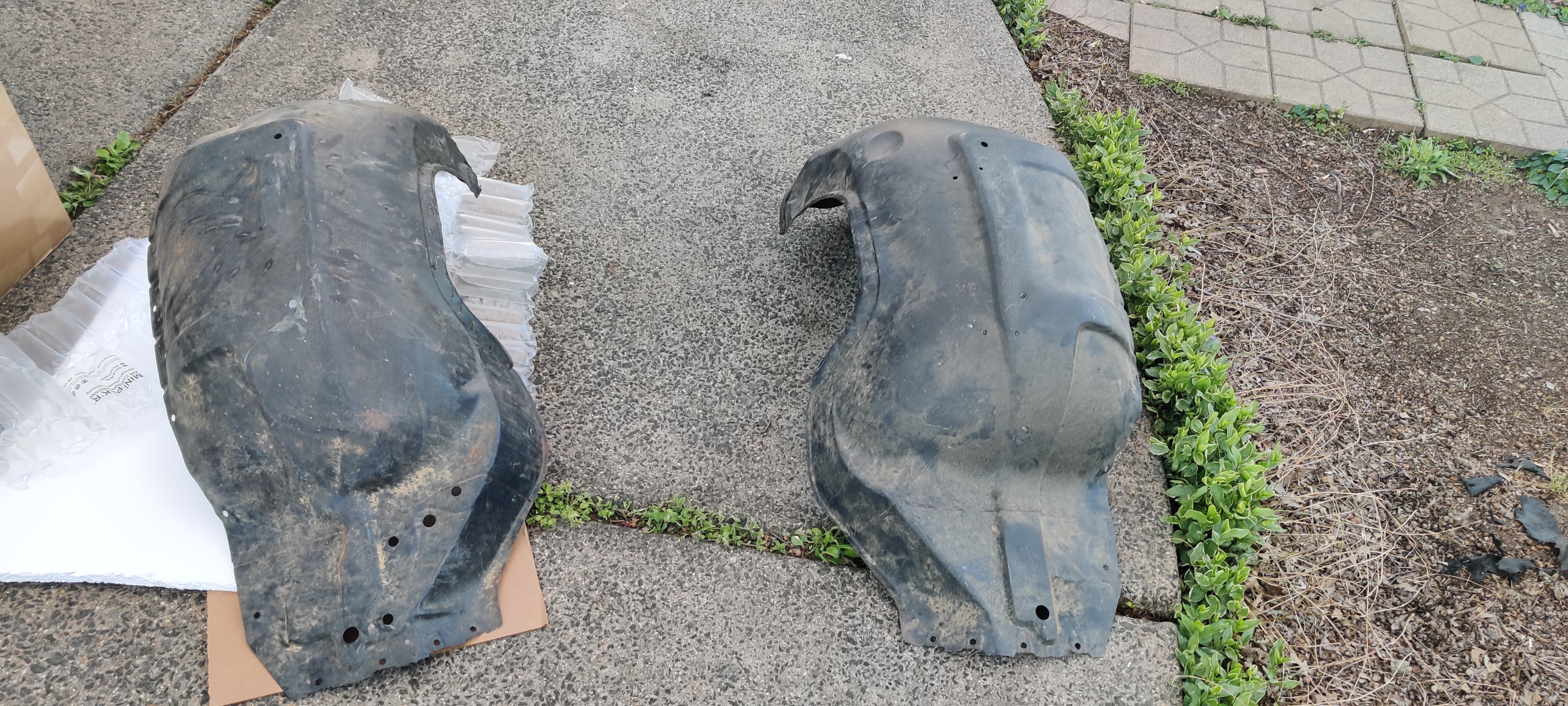 New front wheel wells